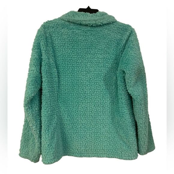 Girl’s The North Face Fuzzy Fleece Jacket Size XL (18) - Picture 2 of 7